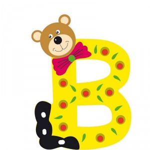 lettre alphabet bois pour bébé