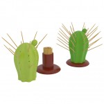 porte cure dents design cactus