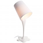 lampe pot de peinture blanc