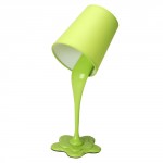 lampe pot de peinture vert