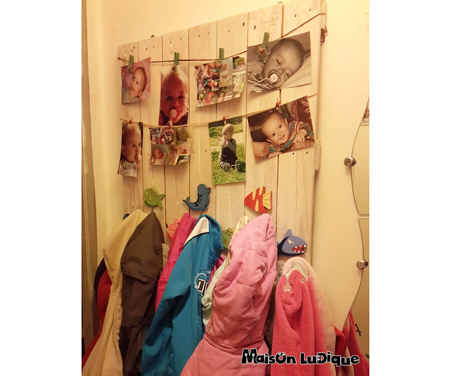 Porte-manteau enfant DIY  Le blog de Maison Ludique - déco, cadeaux,  objets personnalisés
