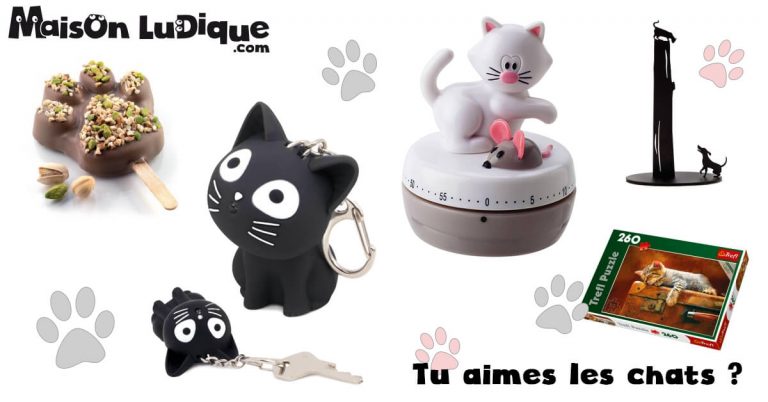 cadeau pour femme qui aime les chats